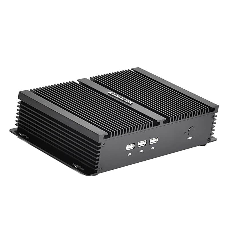 Fanless Industrial Computer with Intel i7 CPU, 16GB RAM, 256GB SSD, 2xCOM RS232, 4xUSB 3.0, HD Port, VGA, Wi-Fi, Windows 10, Metal Case