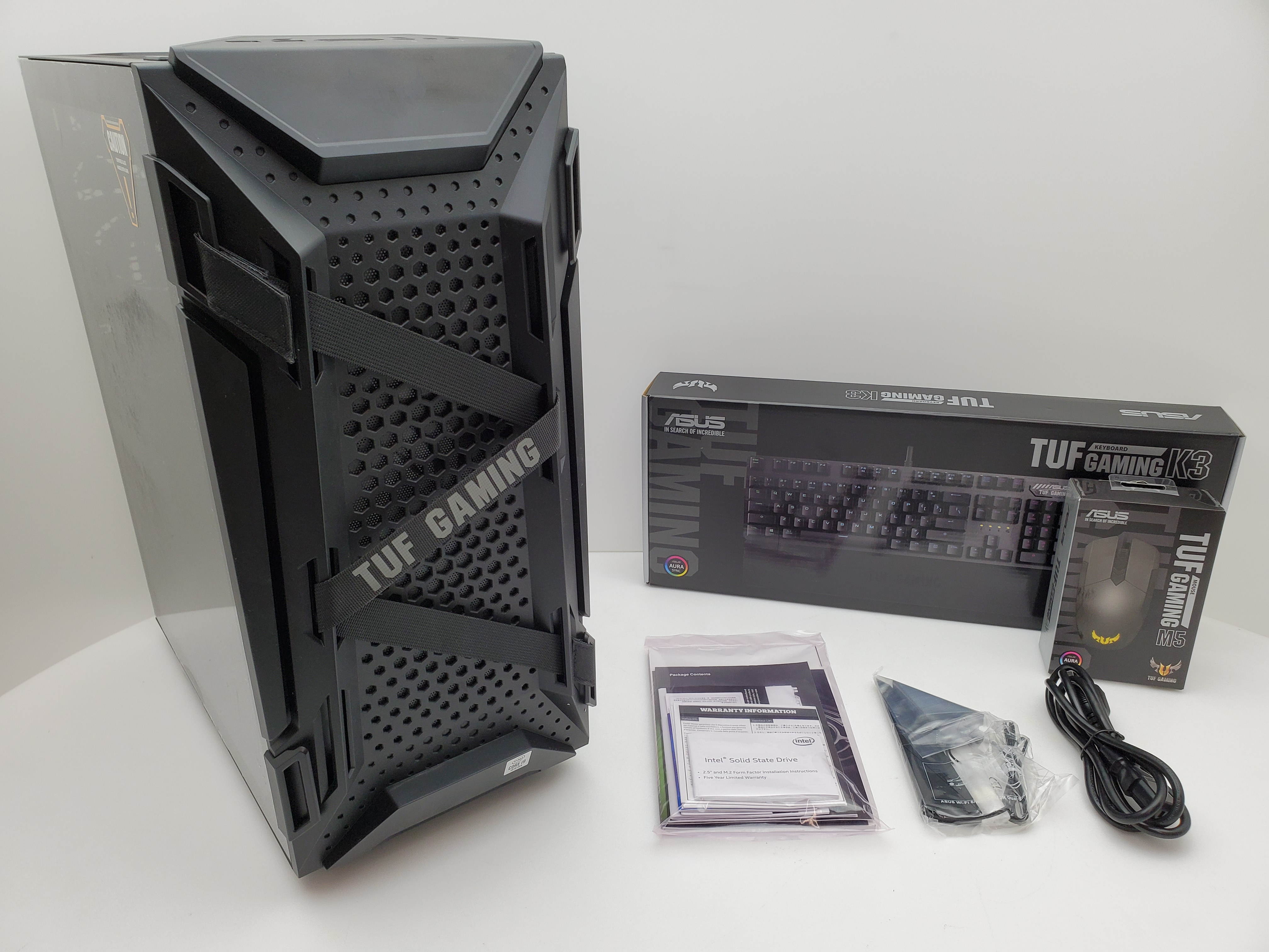 ASUS GT301 TUF LIQUID COOLED ARGB Intel 10-Core i9-10900K 3.7GHz - Nvidia GeForce RTX 3080 10GB GDDR6X - Z590 Chipset - 2TB 7200RPM + 256GB SSD - 32GB DDR4 3000MHz - 850W - Windows 10 Gaming Desktop