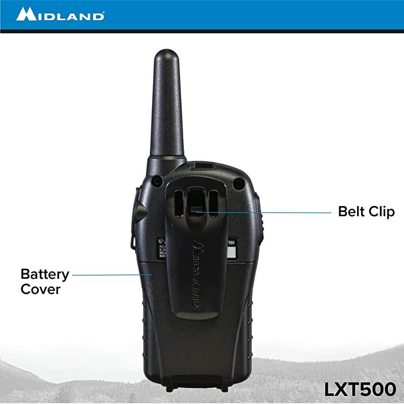 6-Pack  LXT500VP3 Two Way Radio, Rechargeable Batteries and Chargers