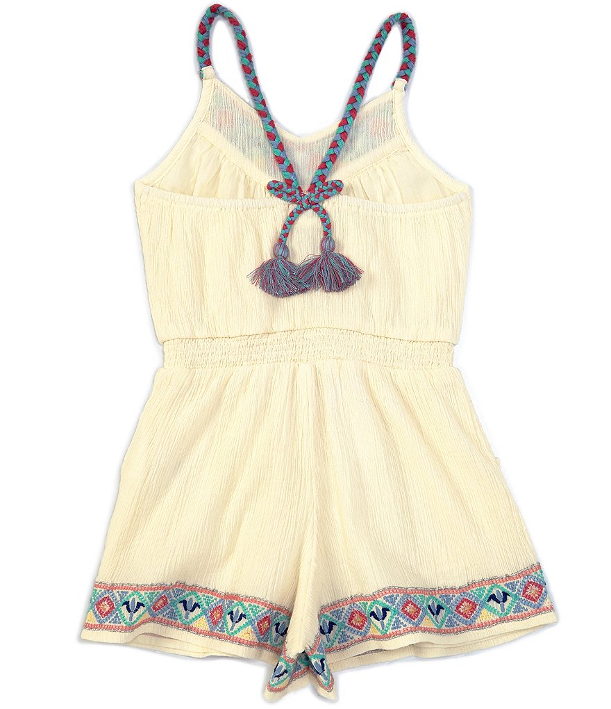 Peek Little/Big Girls 2T-12 Embroidered Romper