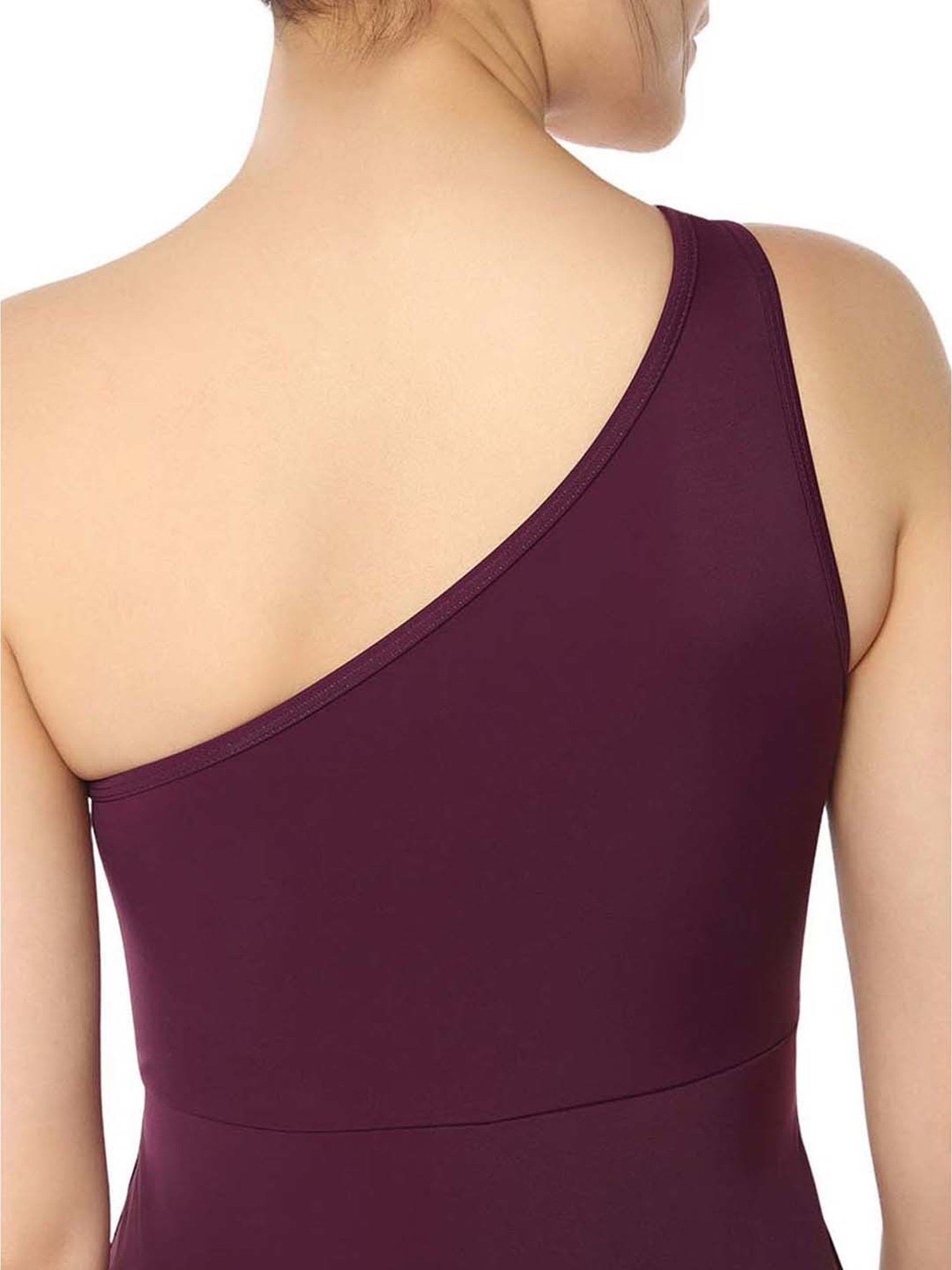 Amante Purple Padded Swim Dress