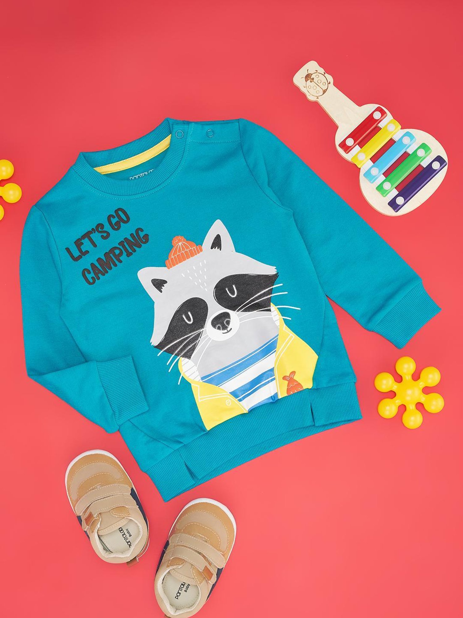 Pantaloons Baby Teal Sweatshirt