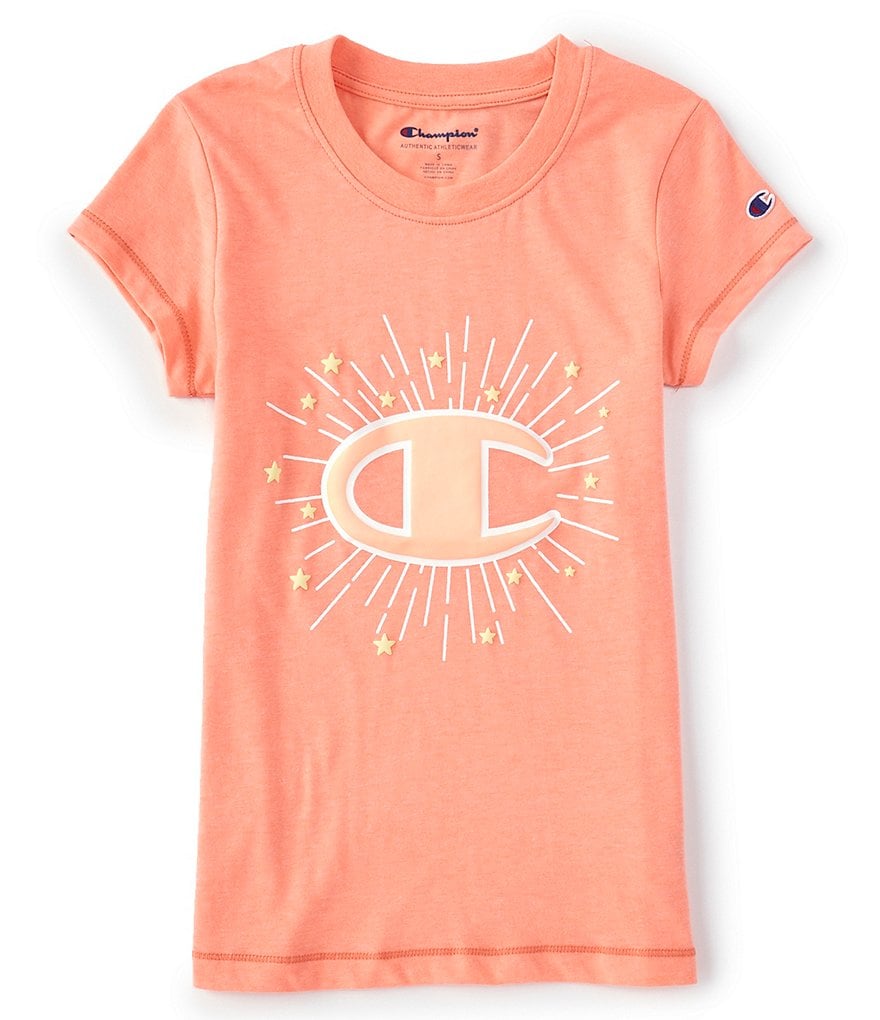 Champion Big Girls 7-16 Short-Sleeve Sun Burst Tee