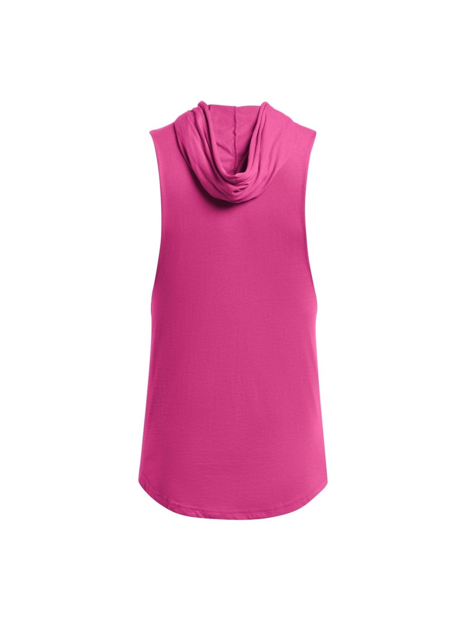Under Armour Pink Cotton Slim Fit Printed Tank Tee