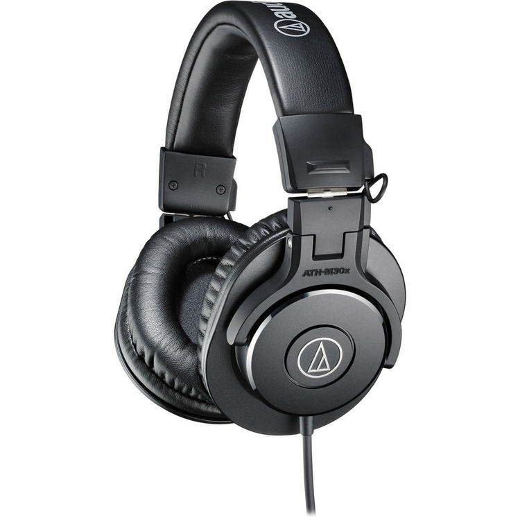 Audio Technica ATH-M30X Closed-Back Monitoring Headphones