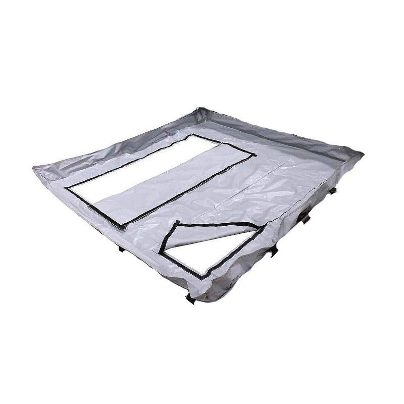CLAM 14277 Removable Floor for Voyager/Thermal X Fish Trap Ice Fishing Tents with 14 x 40 Velcro Openings for Easy Ice Access and Carrying Bag