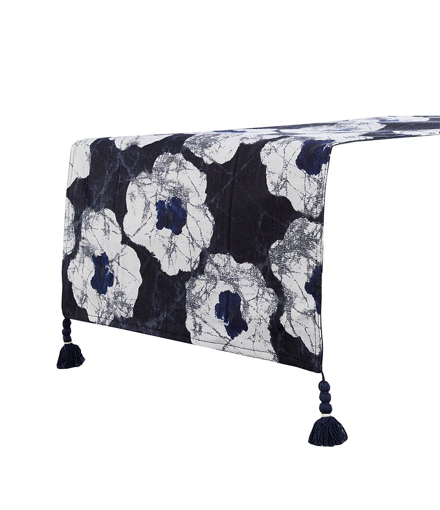 Southern Living Indigo Ikat 72#double; Runner
