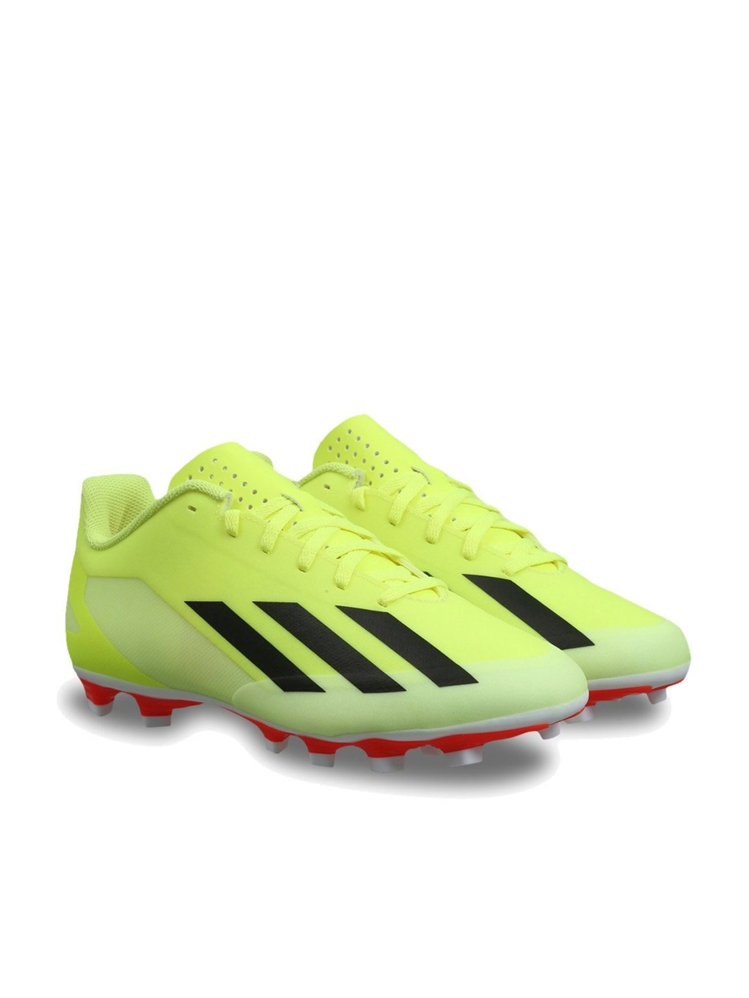 Adidas Men's X CRAZYFAST CLUB FxG Lime Football Shoes