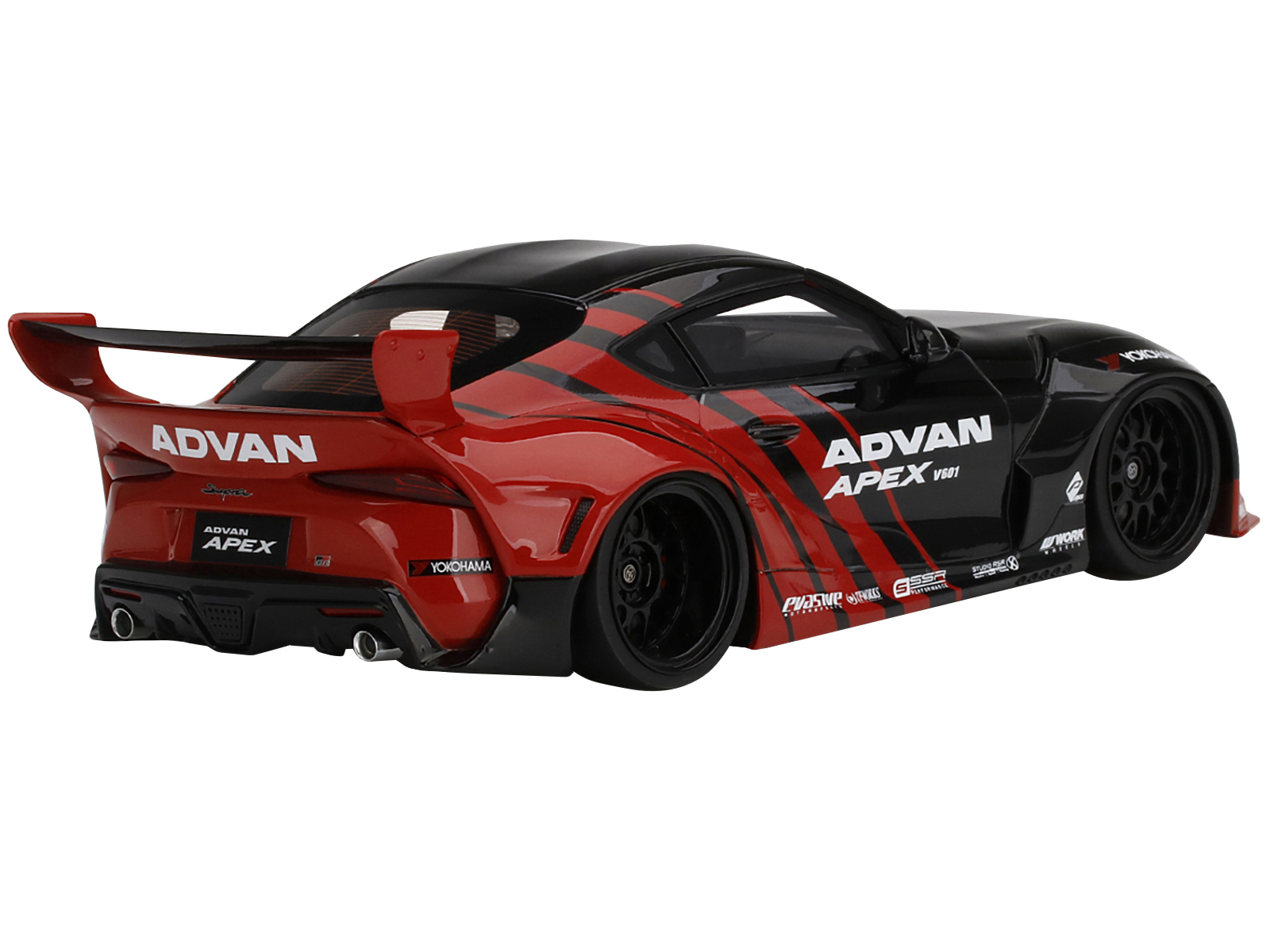 Toyota Pandem GR Supra V1.0 "Advan" Livery SEMA (2019) 1/18 Model Car by Top Speed