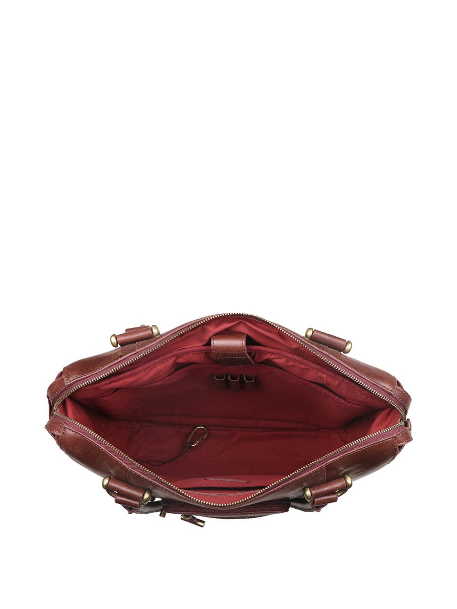 Hidesign Rebels Guevara 03 Cherokee Red Solid Large Shoulder Handbag