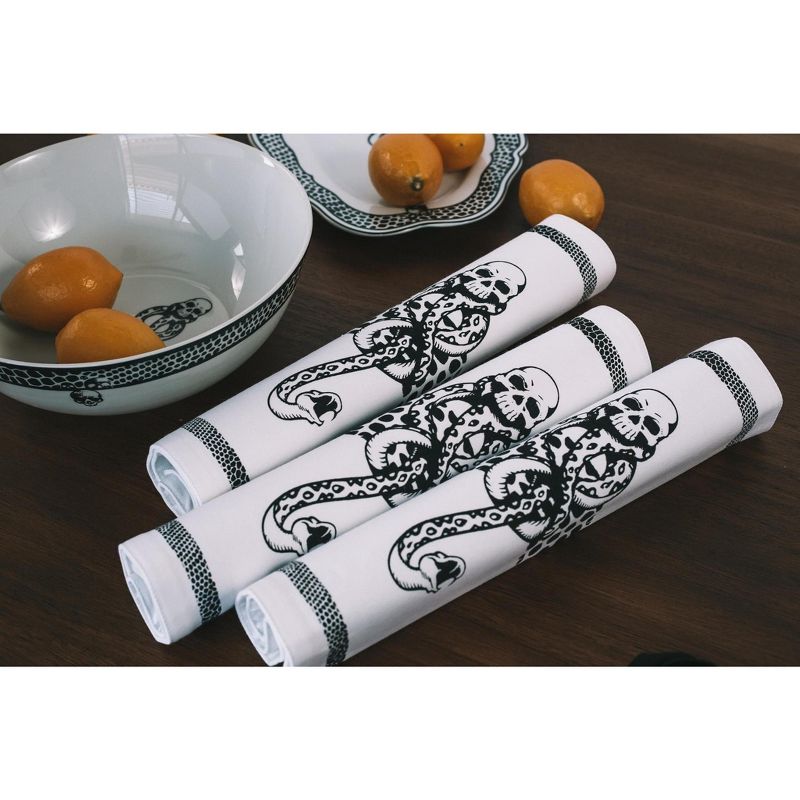 Robe Factory LLC Harry Potter Dinner Table Placemats | 4-Piece Death Eater Dinner Table Mats
