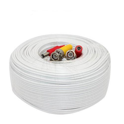 GW 200ft Video Power Siamese Pre-made CCTV Security Camera Surveillance 200 Feet Coax Cable - 1 Year Warranty