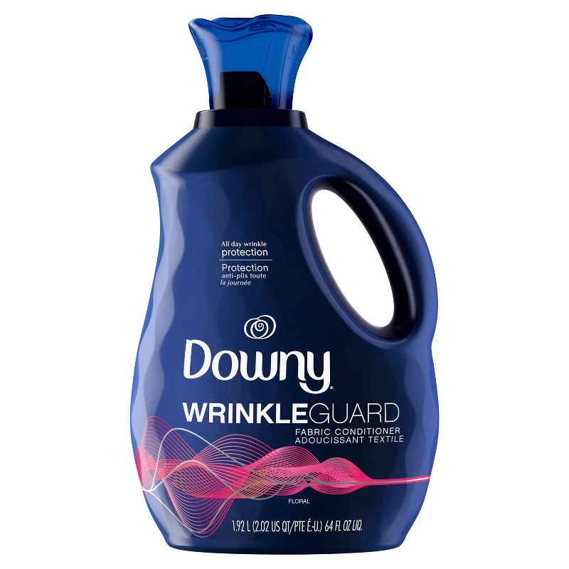 Downy WrinkleGuard Floral Liquid Fabric Softener and Conditioner - 64 fl oz