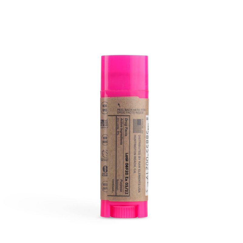 Raw Elements Pink Lip Shimmer - SPF 30+ - 2ct