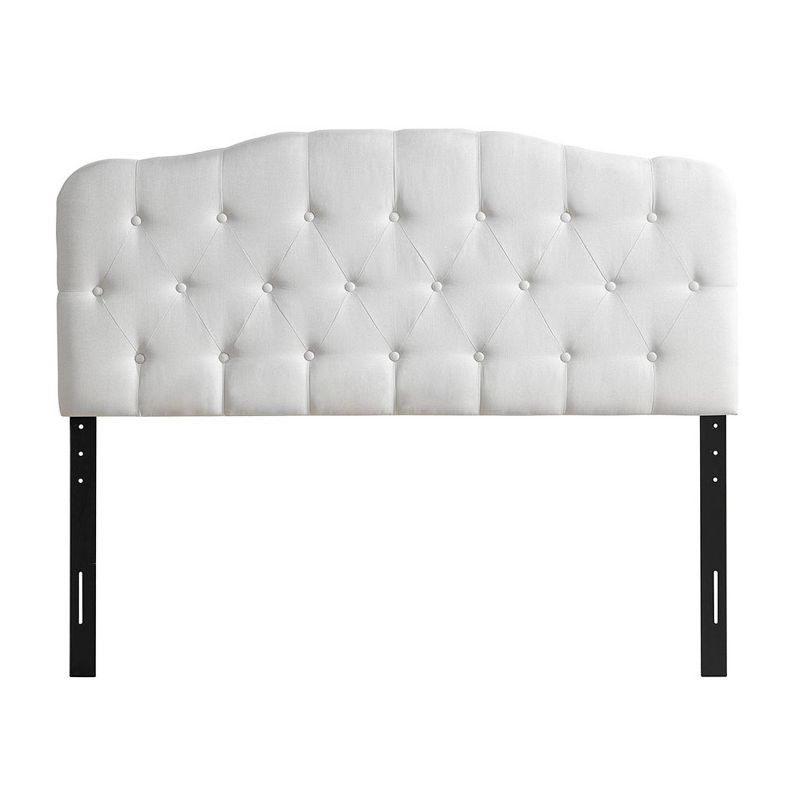 Queen Eliza Tufted Headboard Ivory - Edgemod