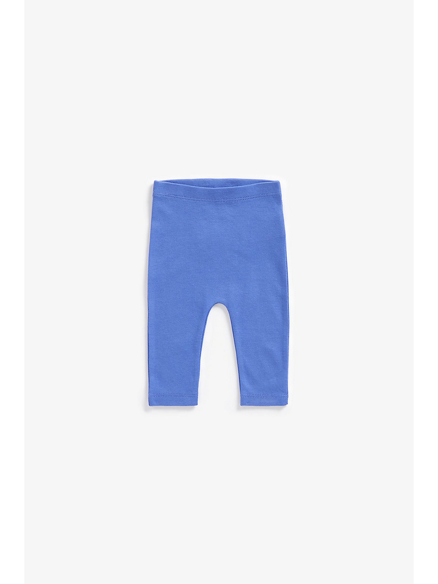 Mothercare Kids Peach & Blue Printed Full Sleeves Top with Leggings