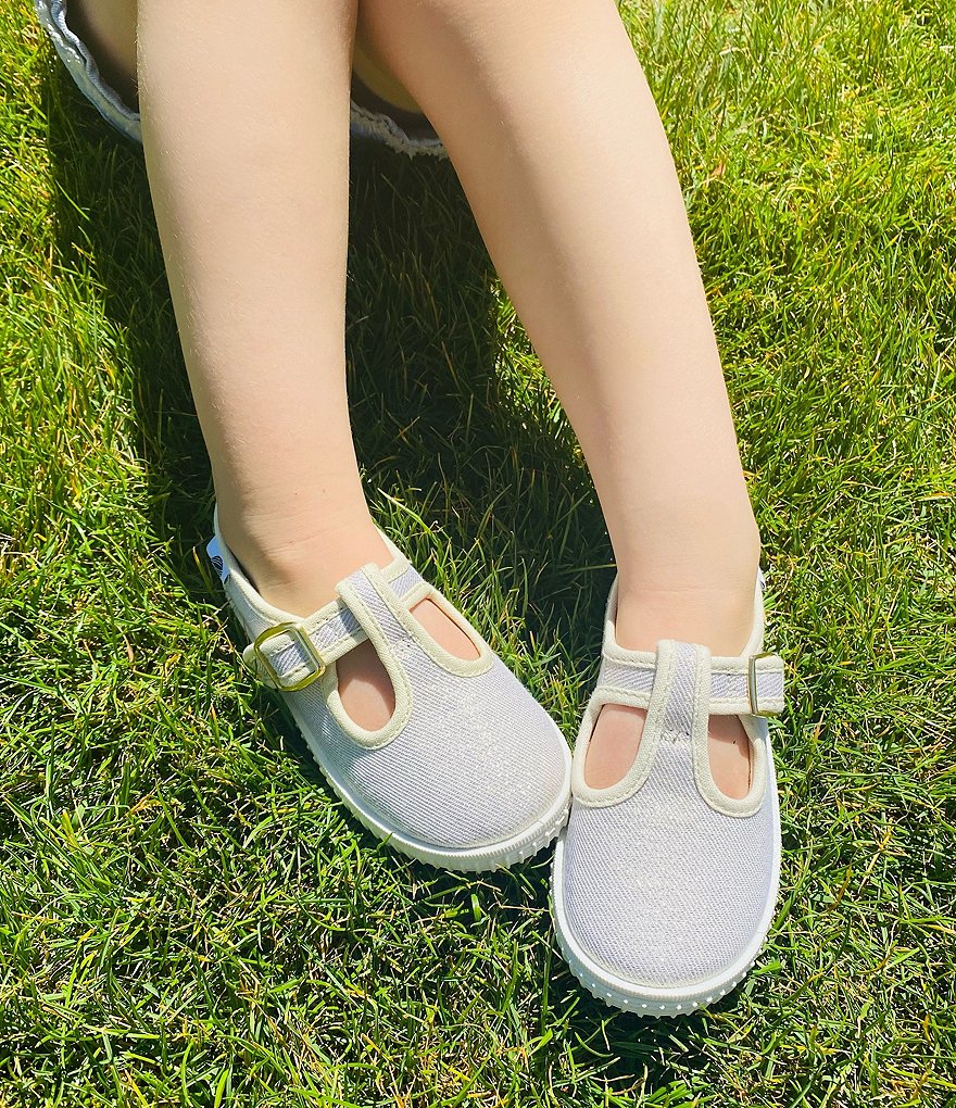 Copper Key Adventure Wear Girl's Bestee-A Washable Canvas T-Strap Sneakers (Infant)