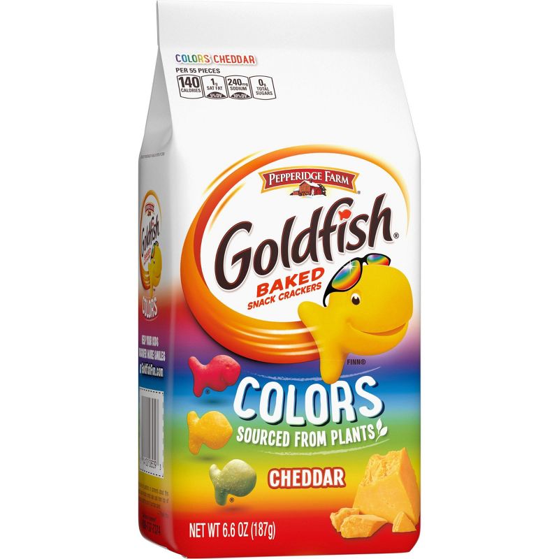 Pepperidge Farm Goldfish Colors Cheddar Crackers - 6.6oz Bag