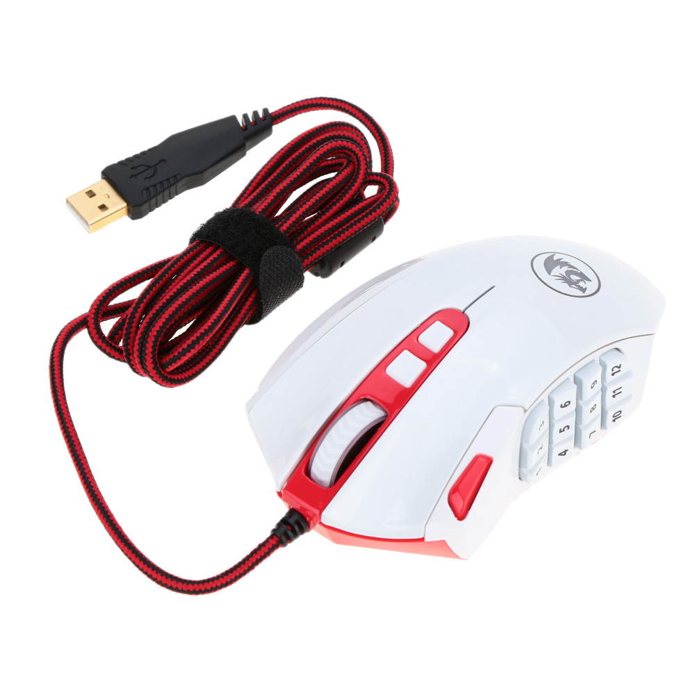 Funtech 16400DPI Professional Adjustable Wired Gaming Mouse 18 Programmable Buttons Gaming Mouse for PC Computer Laptop