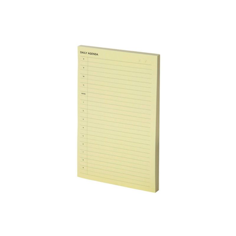 Post-it Daily Planner Notepad - Light Yellow