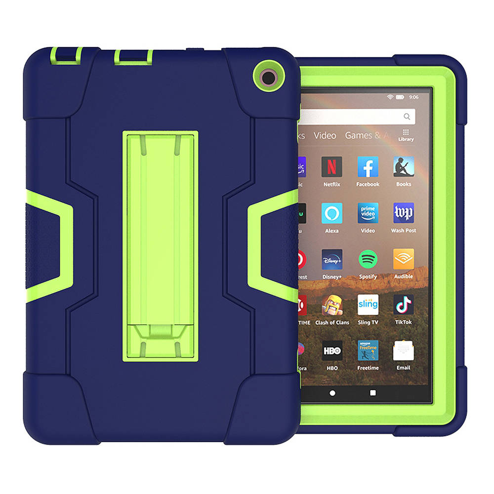Mignova for Amazon Fire HD 8 2020 Case, Fire HD 8 Plus Case Heavy Duty Drop-Proof Shock-Proof Rugged Hybrid Case with Kickstand for Amazon Fire HD 8 2020 / Fire HD 8 Plus Tablet 10th Gen 2020