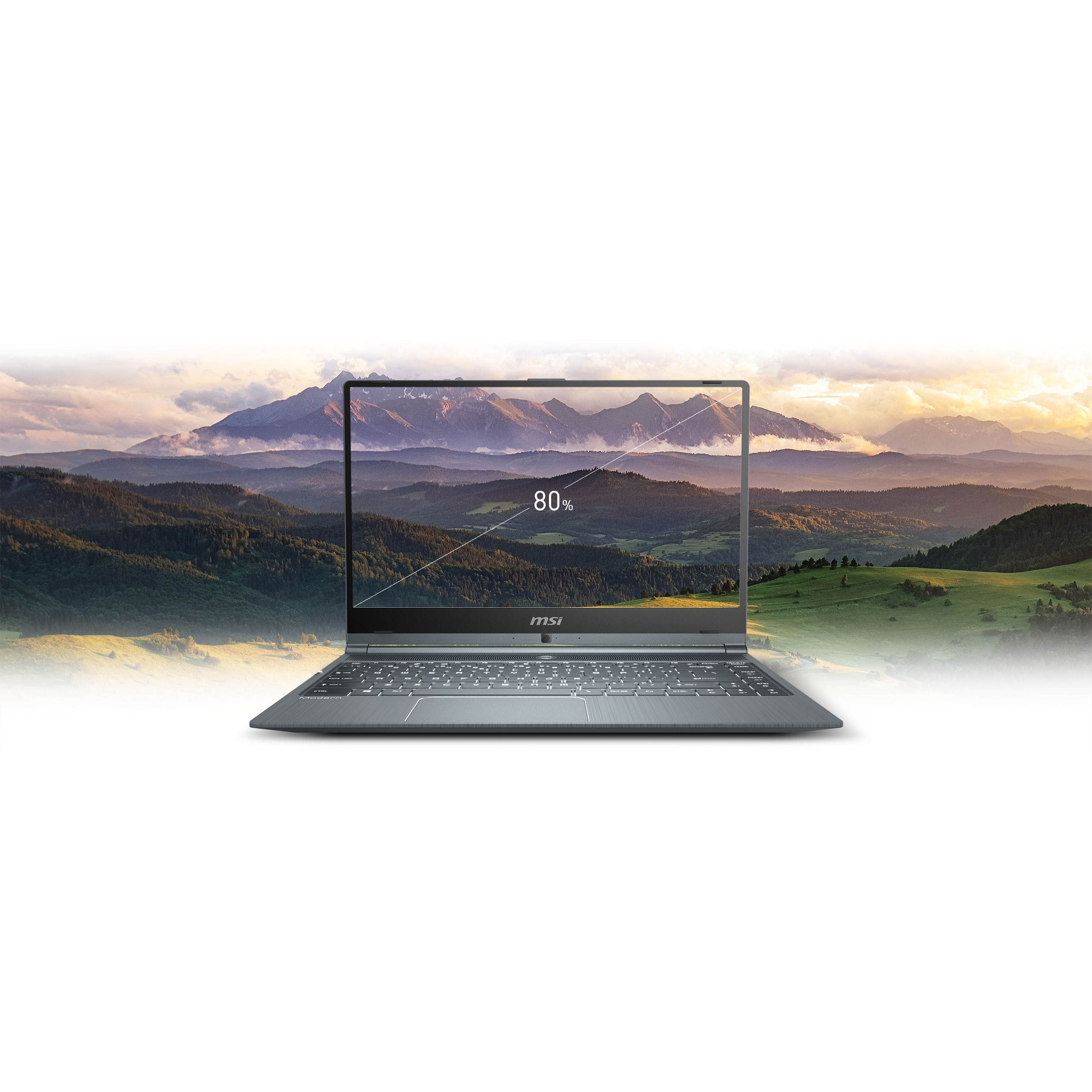 MSI Modern 14 B10MW-014 14" Gaming Notebook - Full HD - 1920 x 1080 - Intel Core i5 (10th Gen) i5-10210U 1.60 GHz - 8 GB RAM - 256 GB SSD - Onyx Black - Windows 10 Pro - Intel - In-plane Switchin