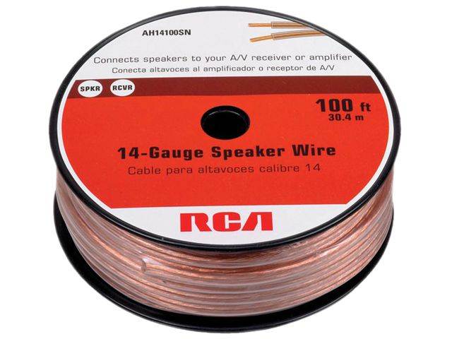 Audiovox Model AH14100SN 100 ft. 14-Gauge Speaker Wire