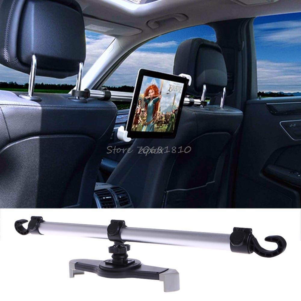 360 Degree Rotation Universal Aluminum Alloy Car Back Seat Mount Stand Holder For Tablet 7"-11" Z09 Drop ship