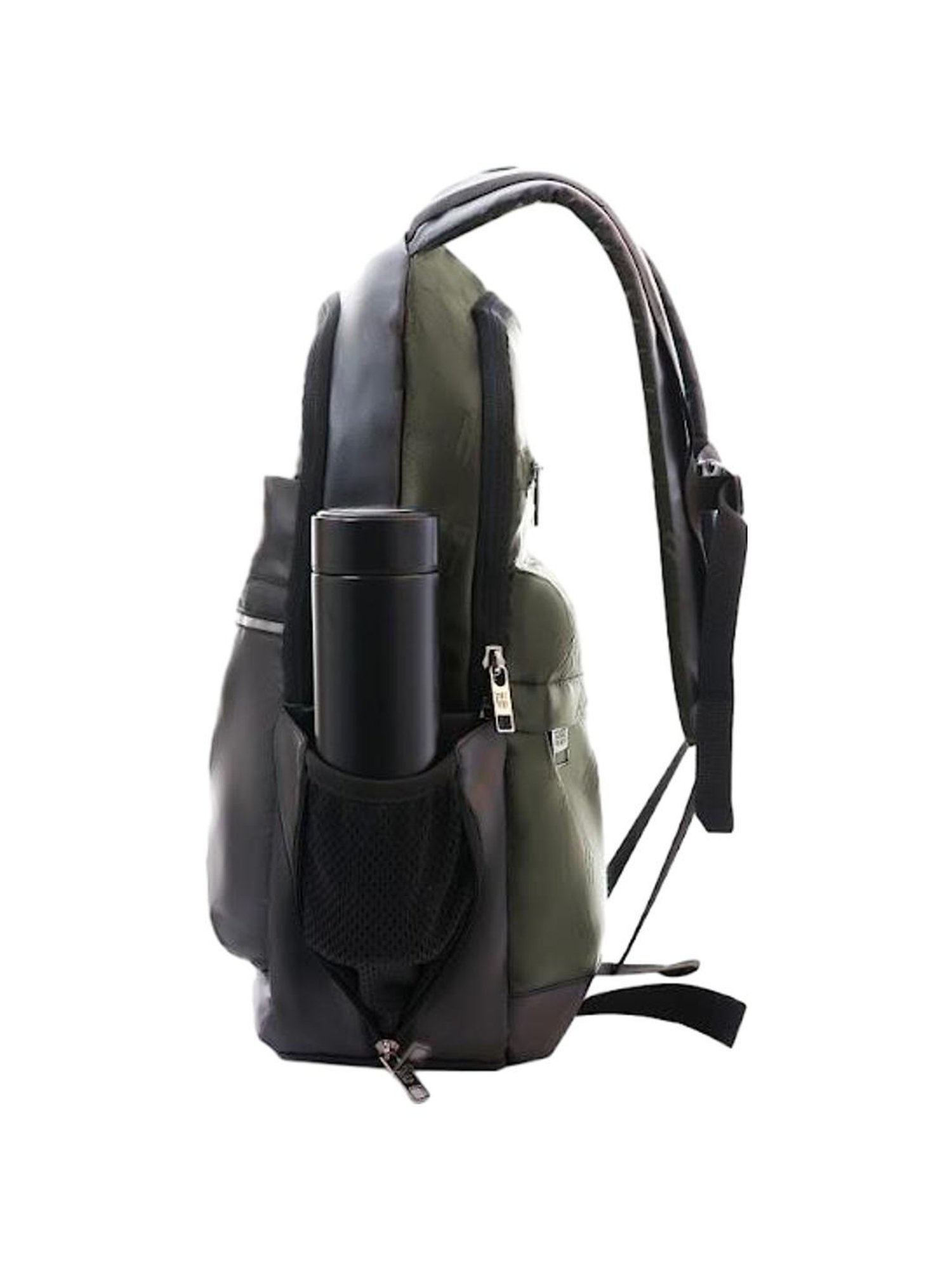 THE HOLISTIK Nomad 18.72 Ltrs Olive & Black Large Laptop Backpack