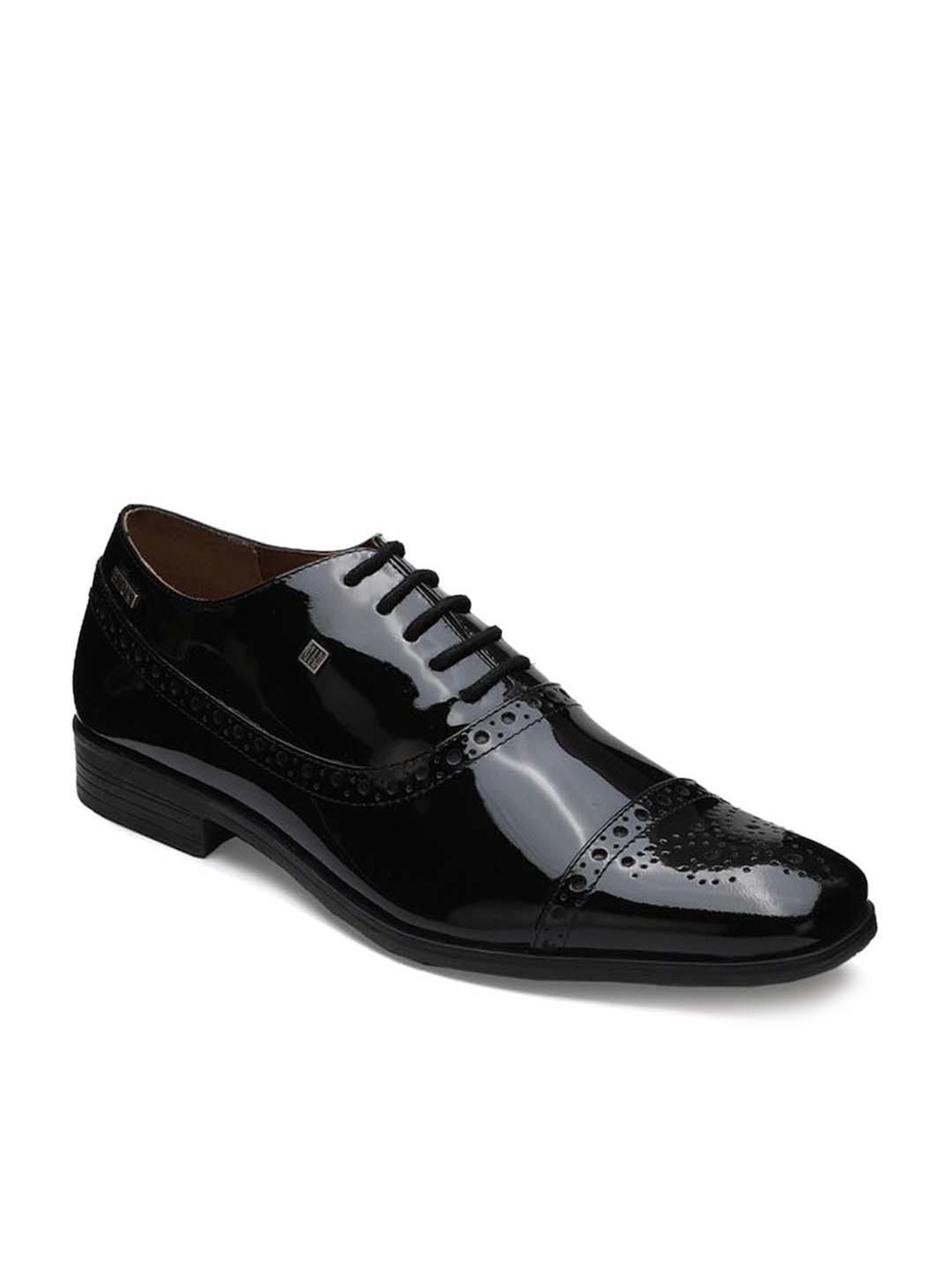 EZOK Men's Black Brogue Shoes