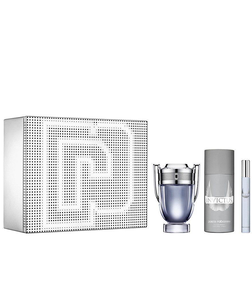 Paco Rabanne Invictus Eau de Toilette 3 Pc. Gift Set