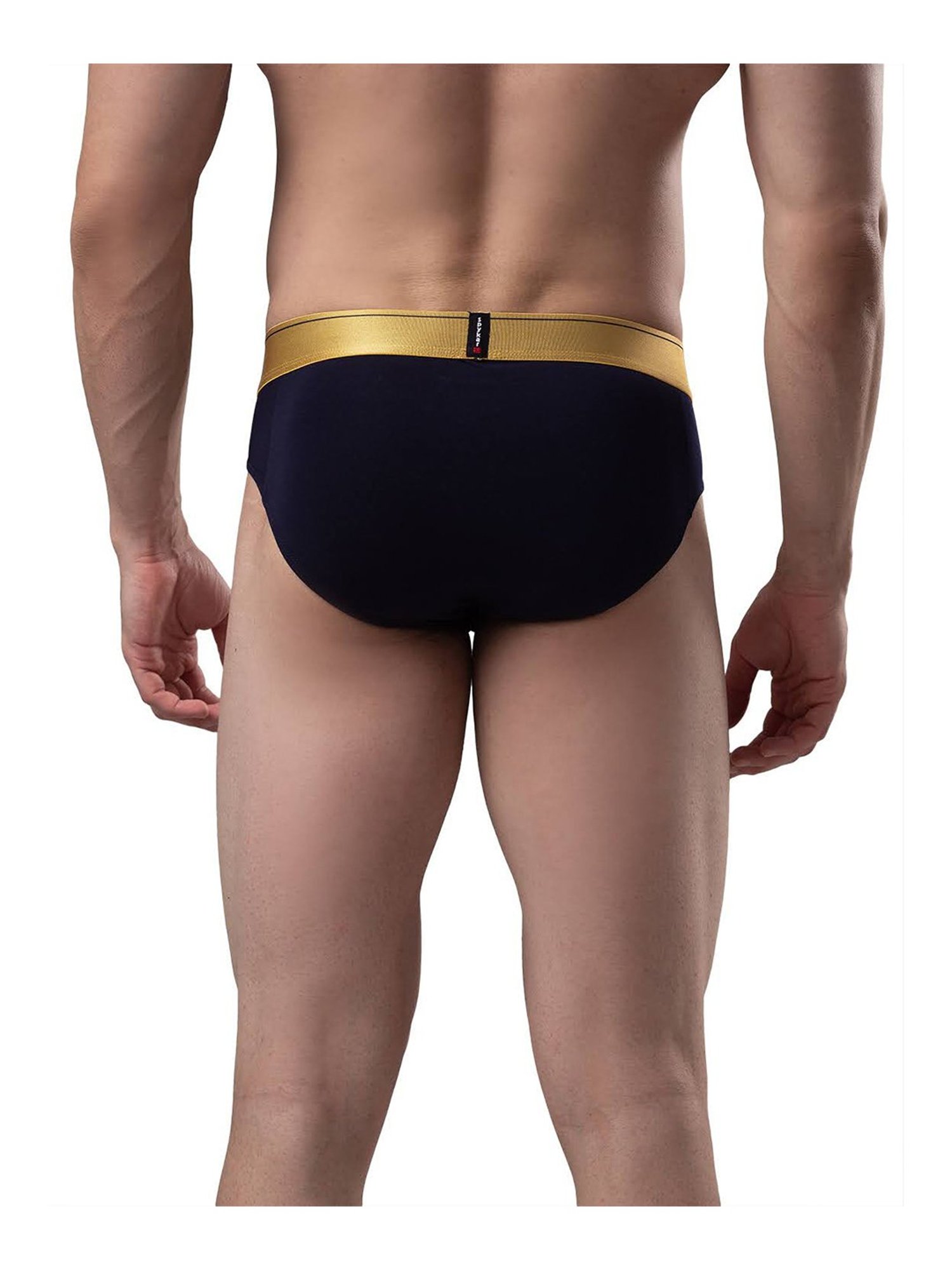 UnderJeans by Spykar Navy Briefs - Pack of 2