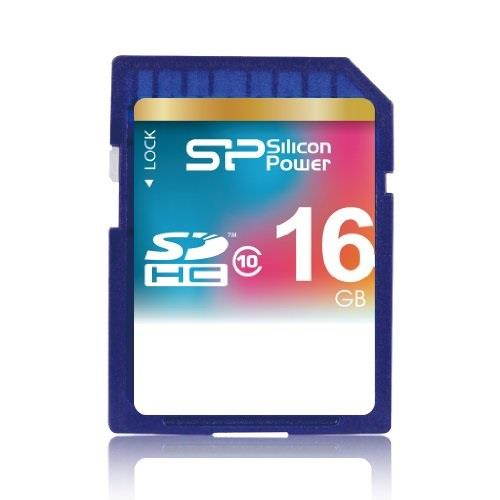 silicon power 16gb sdhc class 10 flash memory card sp016gbsdh010v10