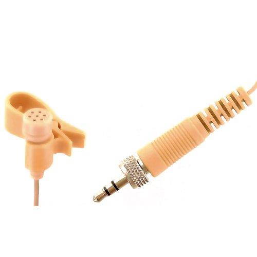 Avjefes Tcm141t35 Beige Color Lavalier Microphone for Sennheiser Wireless Microphone System with 3.5mm Lock Screw