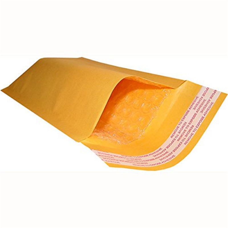 iMBAPrice 500 #000 4x8 KRAFT BUBBLE MAILERS PADDED ENVELOPES 4 x 8 + (Free USB Cable) - Total 500 Envelopes