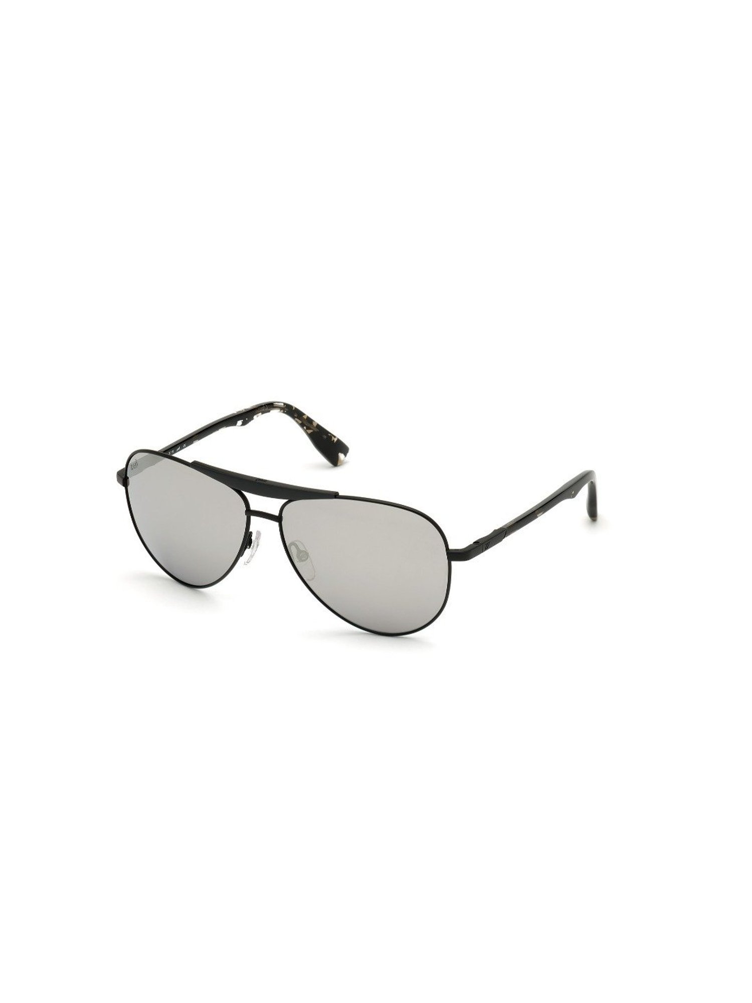 Web Eyewear Grey Oval Sunglasses for Men Designed in Italy