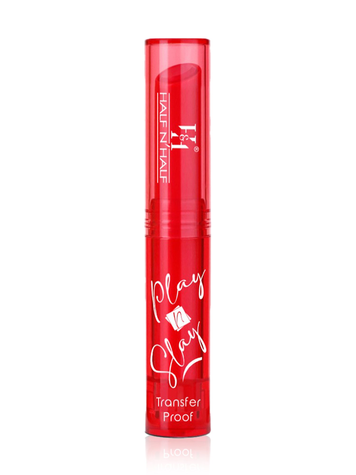 Half N Half Play n Slay Transfer Proof Lipstick 10 Peppery Pink - 2.4 gm