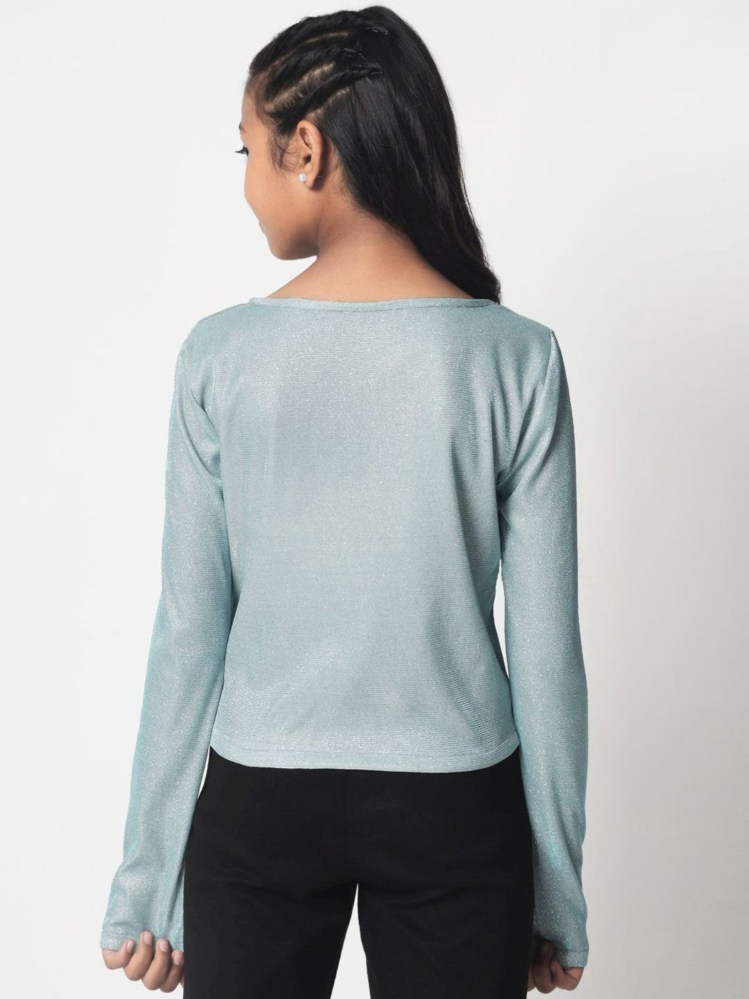 Cutecumber Kids Plum Lace Top