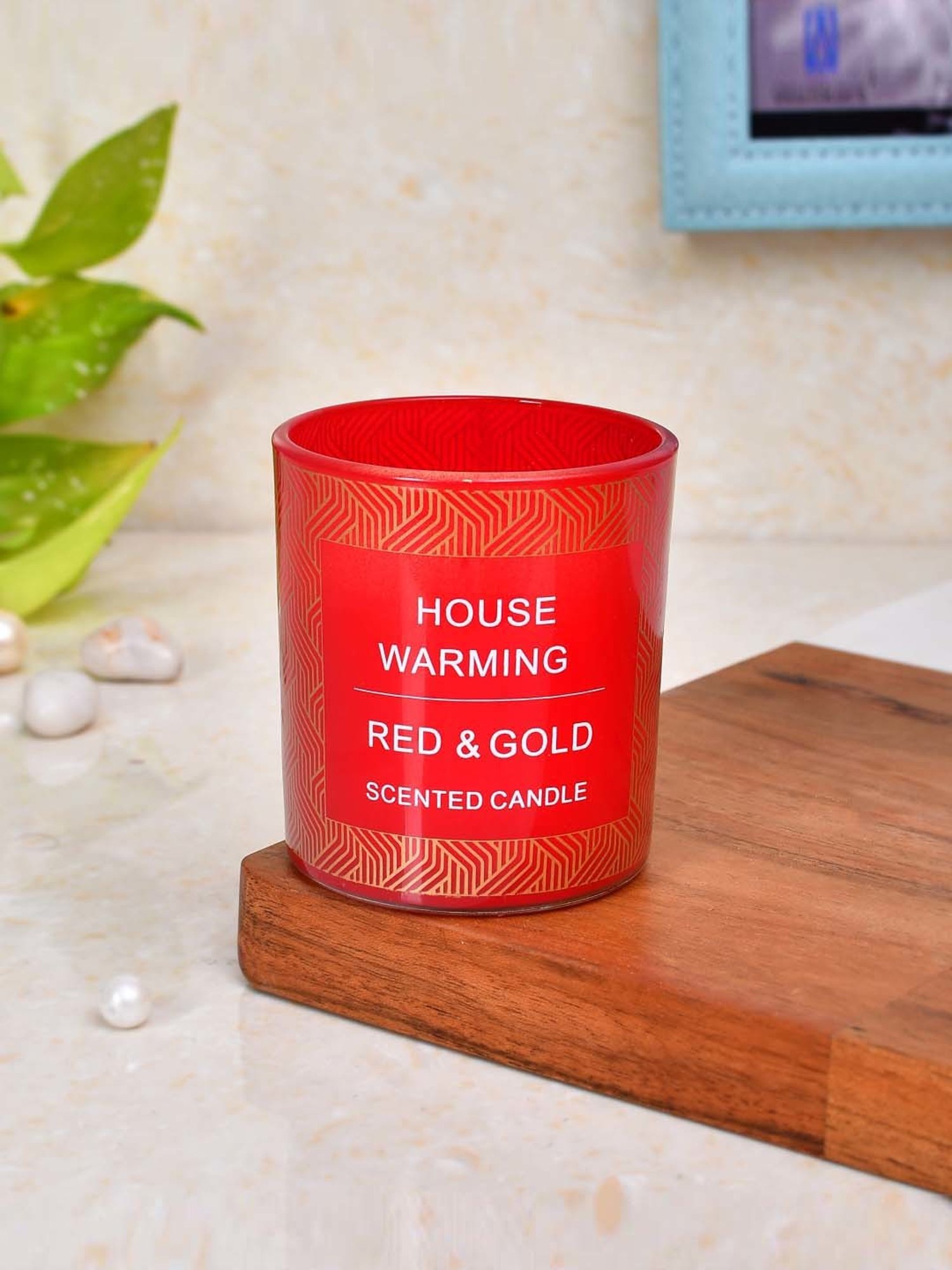 Lidded Glass Jar Crackling Wooden Wick Teak and Moss Candle - Nature's Wick