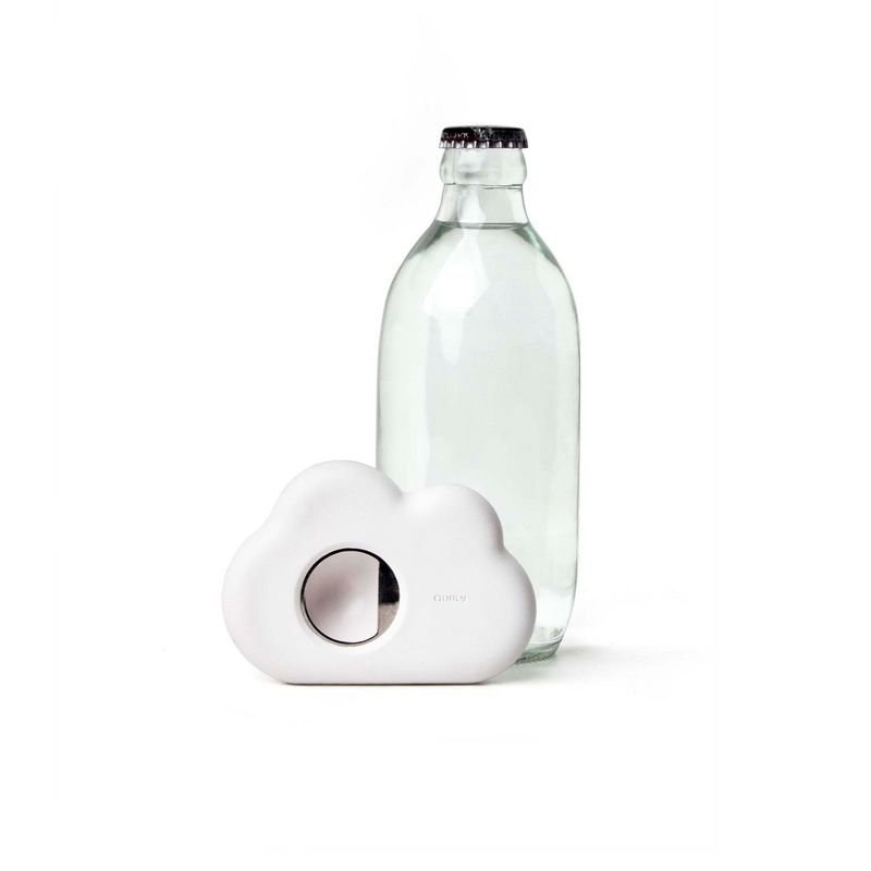 Design Ideas Cloud Bottle Opener, White 3.8" x 1.2" x 2.6"