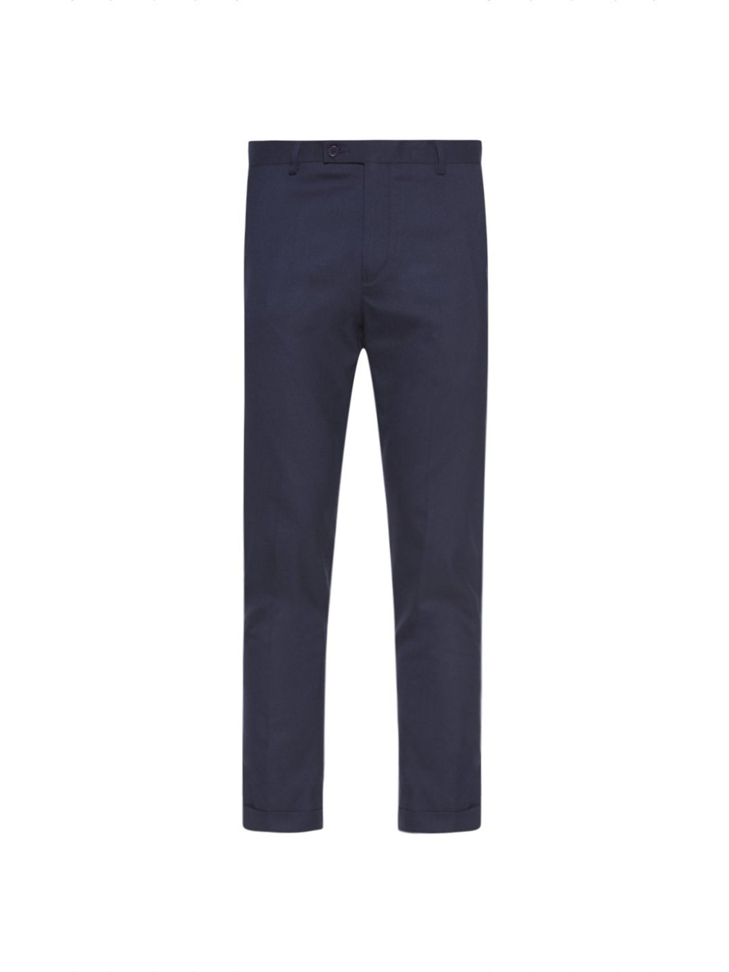 Arrow Navy Regular Fit Trousers