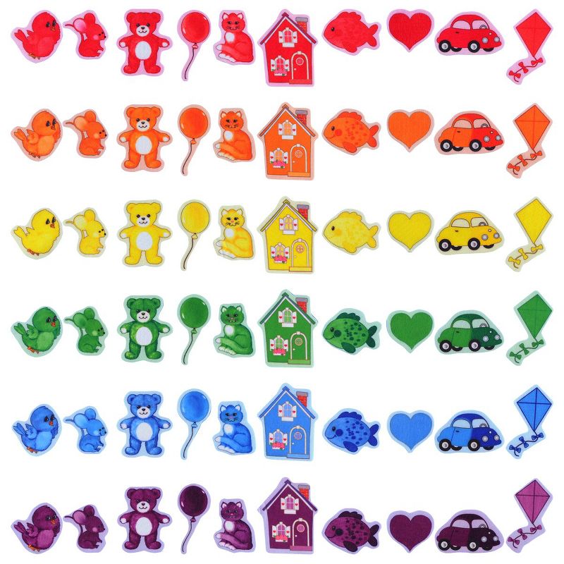 Little Folk Visuals Color Bears and Stories Felt Set - 60 Pcs