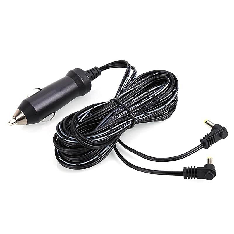 98 Ft Car Cigarette Charger Auto Adapter Power Supply for  Dual Screen Portable DVD Player