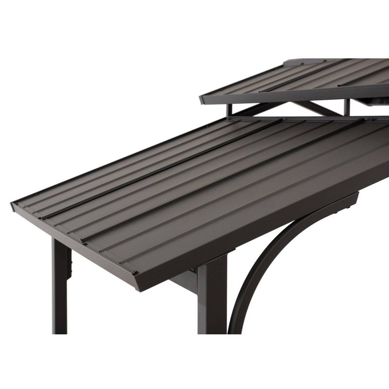 8.5' Elysium Attached Louvered Pergola - Vita