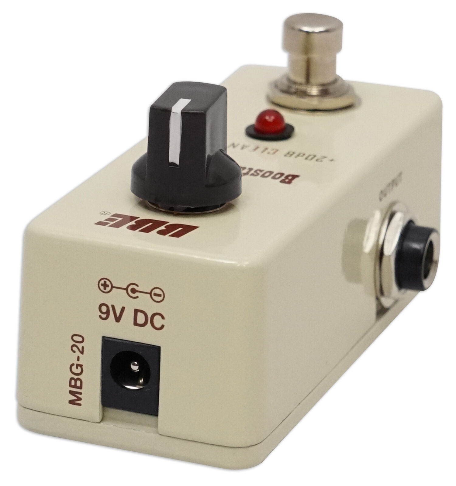 BBE Mini Boosta Grande 20db Transparent Boost Stomp Pedal+Wireless Headphones