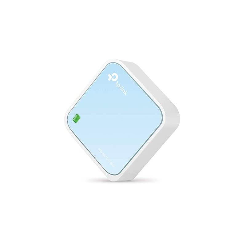 N300 Wireless Portable Nano Travel Router(TL-WR802N) - WiFi Bridge/Range Extender/Access Point/Client Modes, Mobile in Pocket
