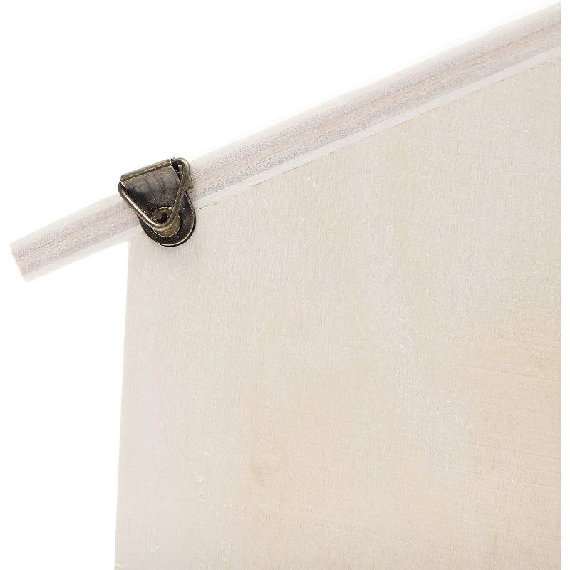 Bright Creations 2 Pack Unfinished Wood Key Cabinet (10 x 1.4 x 10.25 In)