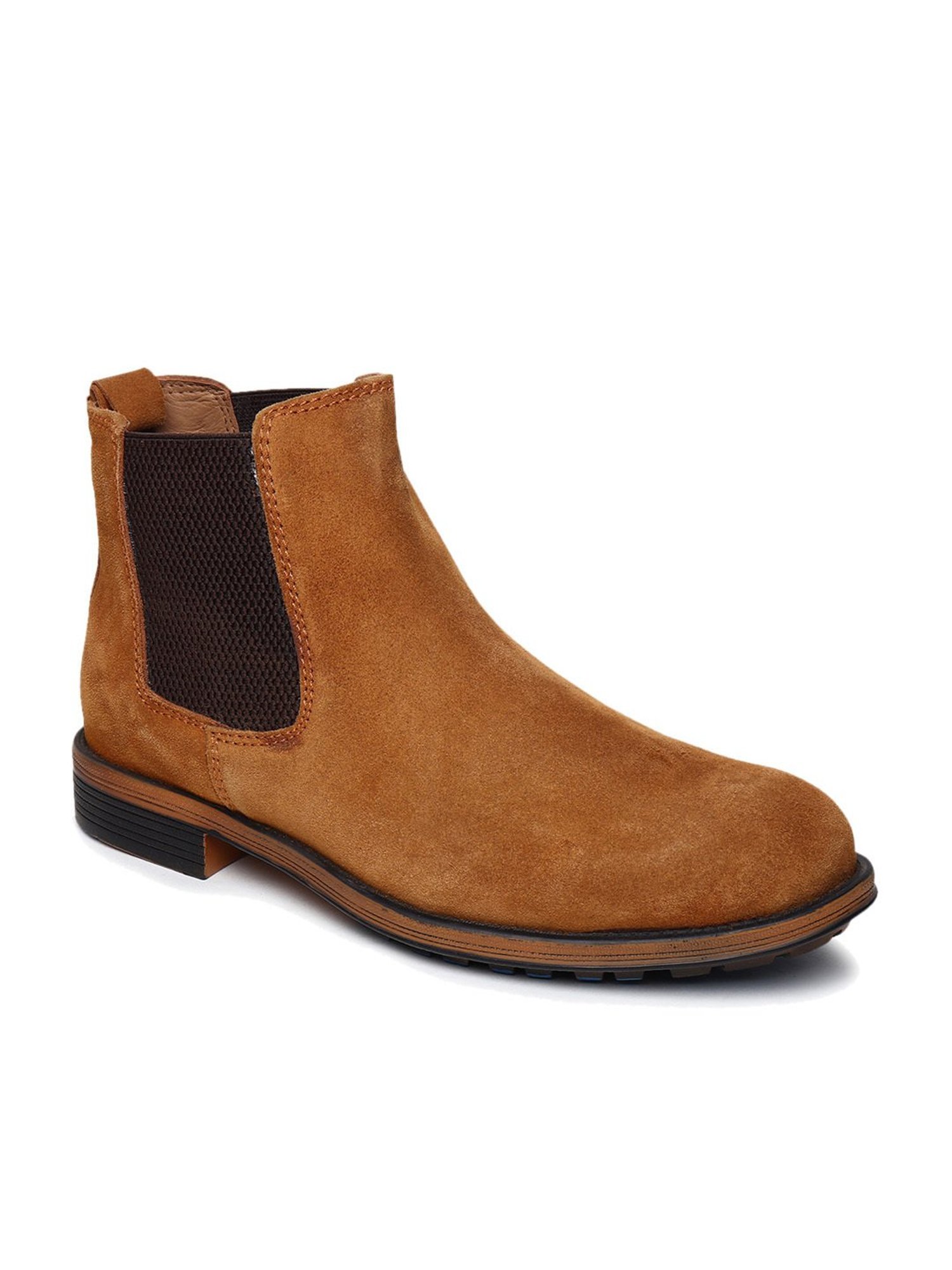 Teakwood Leathers Men's Brown Chelsea Boots