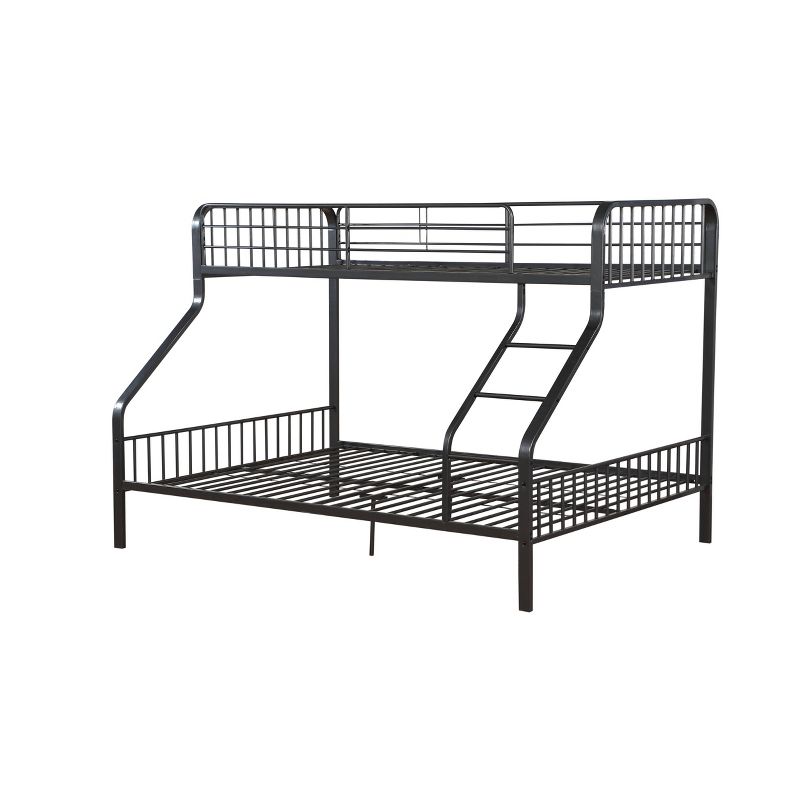 Twin XL/Queen Caius Bunk Bed Gunmetal - Acme Furniture