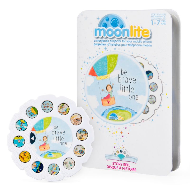 Moonlite - Be Brave Little One Story Reel for Moonlite Storybook Projector, for Ages 1 and Up